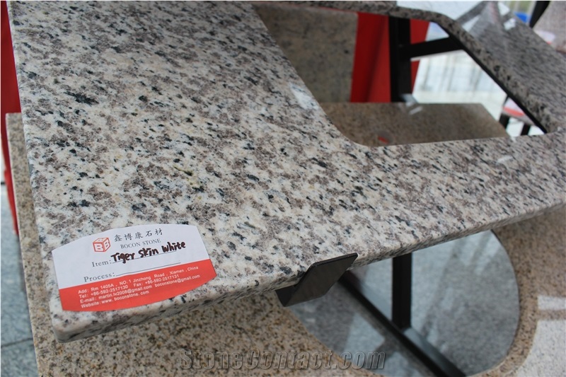 Tiger Skin White Granite Washroom/Bathroom Counter-Top,Vanity Top