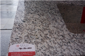 Tiger Skin White Granite Washroom/Bathroom Counter-Top,Vanity Top