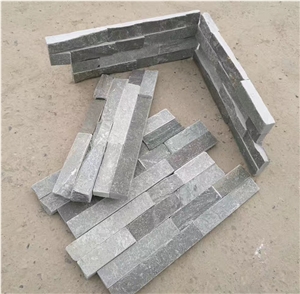 China Grey Slate Culture Stone Walling Corner Stone