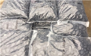 High Quality River Stone Black Polished Pebbles Stone