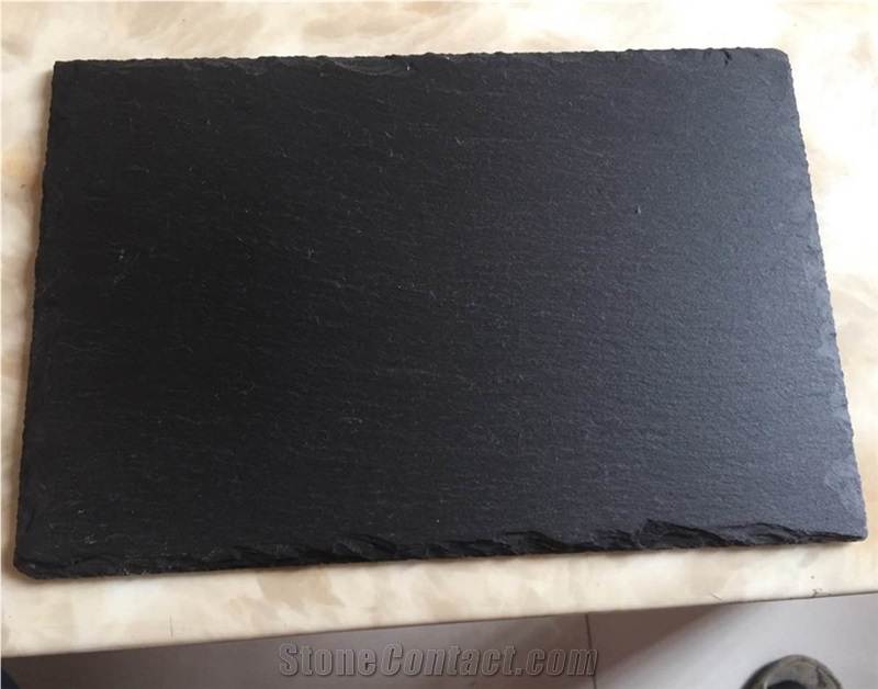 Natural Slate Stone Cheese Board Set, Slate Plate, Slate Coaster
