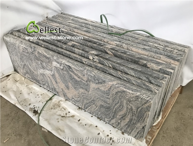 Classy G261 Juparana Grey Granite Steps/Stairs/Treads/Stairway/Ladder