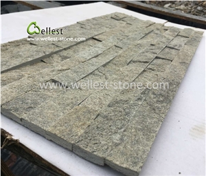 Natural Green Quartzite Ledge Stone for Wall Covering Siding