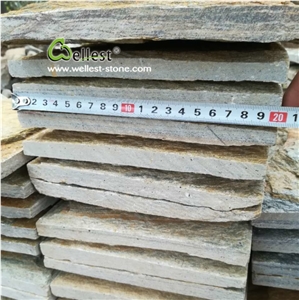 Rusty and Green Slate Mushroom Tile for Wall Cladding and Covering