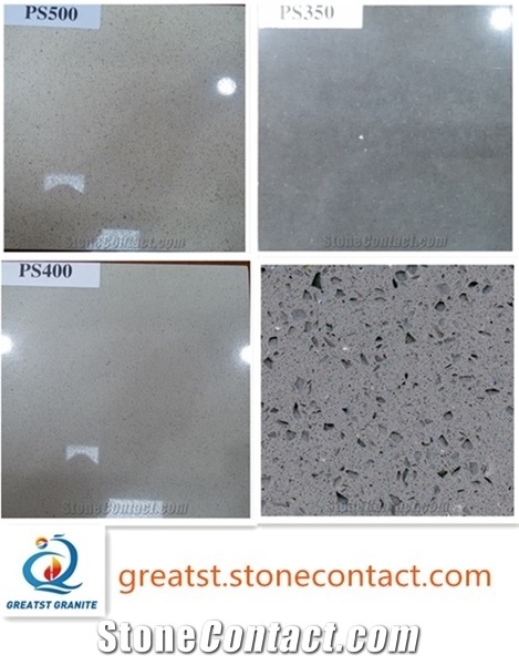 Crystal Quartz Slab Ot 0109 for Kitchen Tops