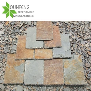 Split Multicolor Slate Roof Tiles for Boardblack Board for Roofing