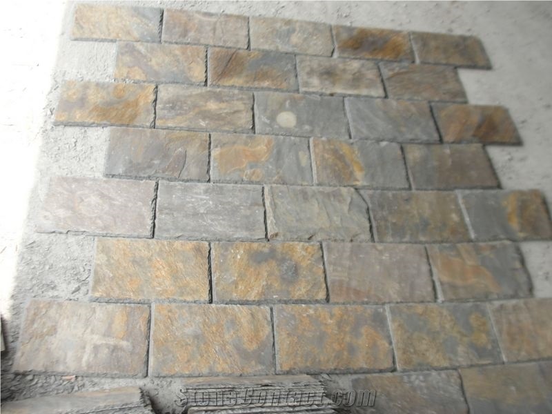 Split Multicolor Slate Roof Tiles for Boardblack Board for Roofing
