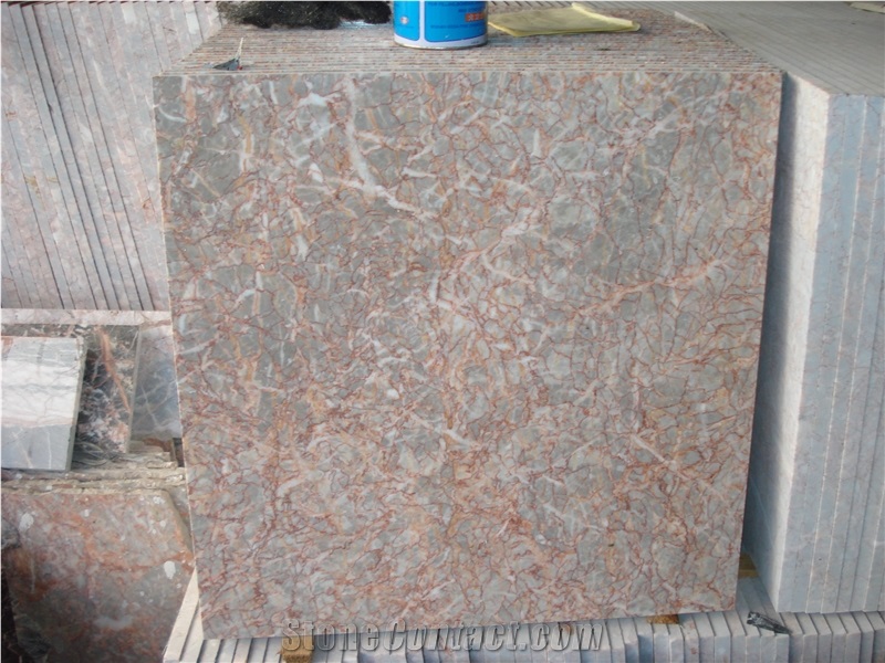 Beige Marble with Red Vein Agate Red Marble Tile Marble