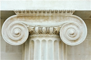 Solid Marble Column Corinthian Capitals Column Decoration Roman Column