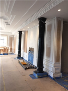 Solid Marble Column Corinthian Capitals Column Decoration Roman Column