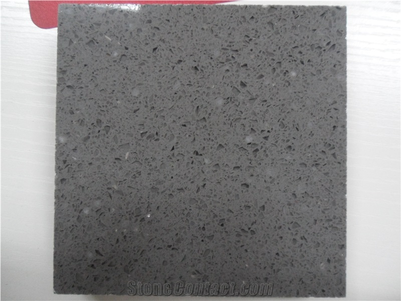 Diamond Grey Artificial Quartz Kitchen Countertop Prices Wholesale