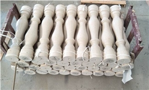 Beige Limestone Handrail/Railings, Beige Limestone Balustrade