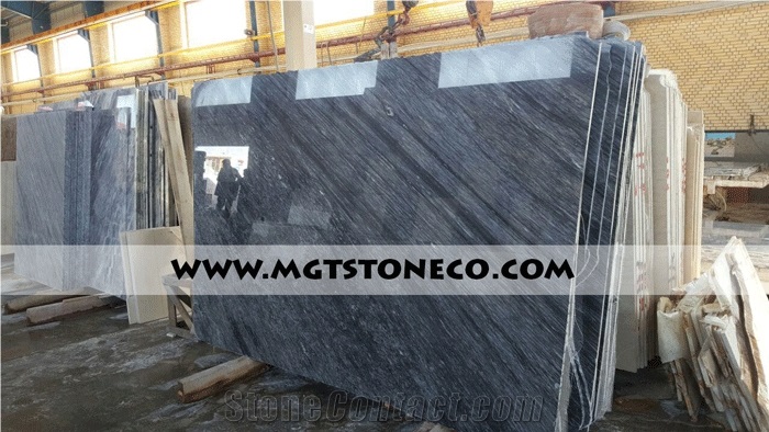Crystal Grey Marble Slabs & Tiles, Iran Grey Marble