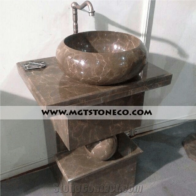 Wash Basin, Armany Bronze Marble Basin