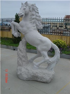 China Factory Animal Sculptures Life Size Stone Carvings