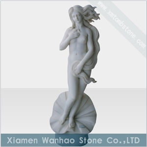 China Factory White Marble Sculptures Garden Statues Angel Carvings