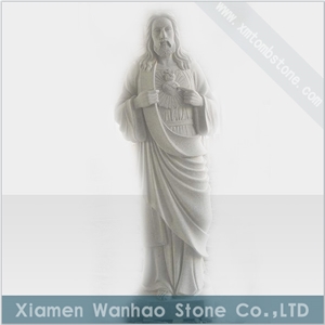 China Granite Human Sculptures Handcarved Stone Carvings Street Statue