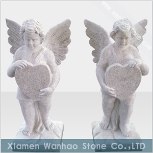 China Granite Tombstone &Monument Funeral Angels Sculptures