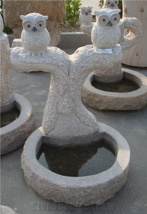 China Stone Carvings Garden Fountains Life Size Sculptures