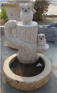 China Stone Carvings Garden Fountains Life Size Sculptures