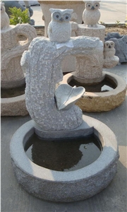 China Stone Carvings Garden Fountains Life Size Sculptures