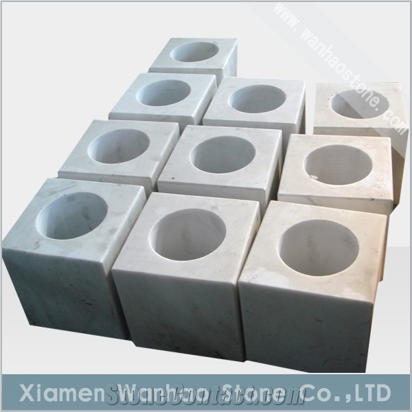Chinese Granite Funeral Vases Tombstone & Monument Engraved Memorials