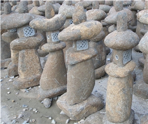 Chinese Sculptures Stone Carvings Garden Lanterns Handcarved Lamps