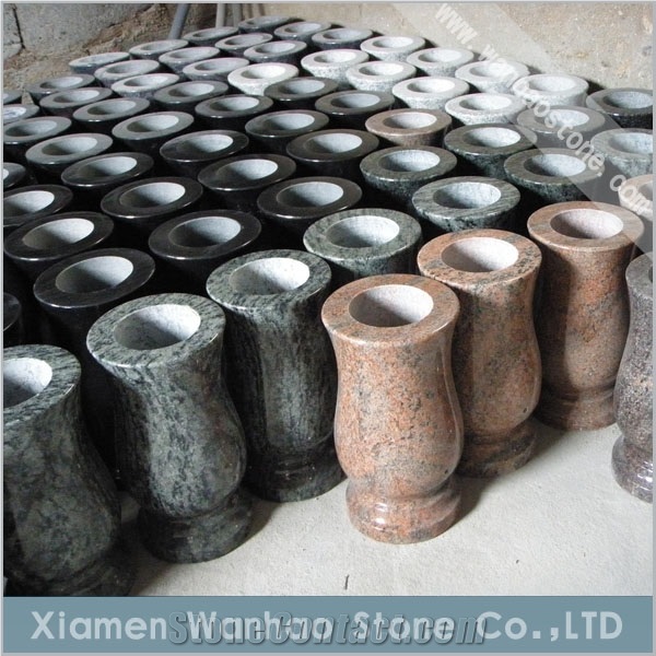 Granite Tombstone & Monument Memorial Vases Funeral Accessorie
