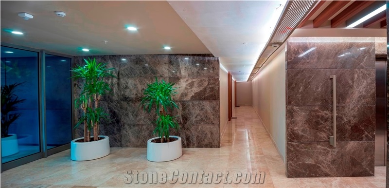 Olive Dark Marble Slabs & Tiles ( Dark Emperador )