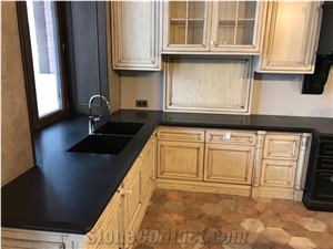 Absolute Black Granite Kitchen Countertop