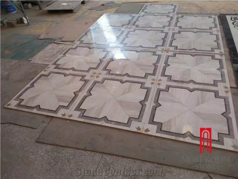 Glazed Water Jet Porcelain Tile for Floor