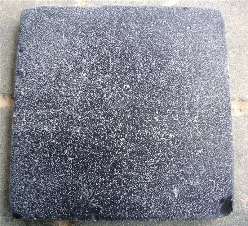 Vietnam Blue Stone Tumbled Brushed with No Sawmarks