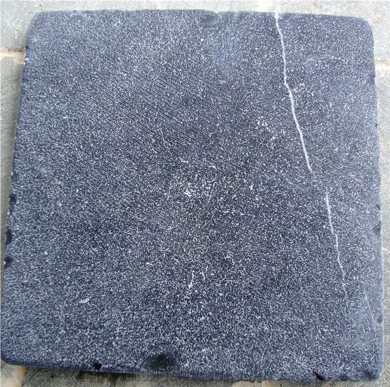 Vietnam Blue Stone Tumbled Brushed with No Sawmarks