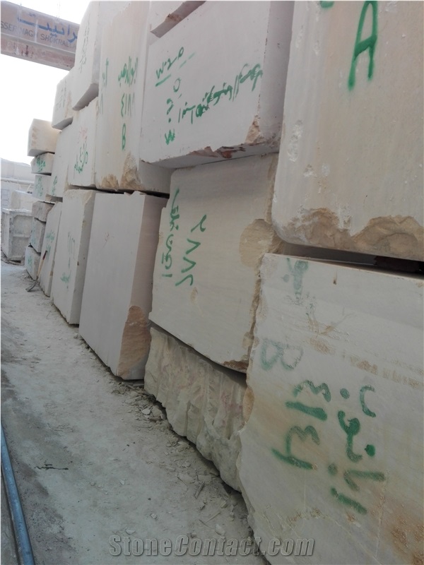 Egyptian Marble Block , Sunny Beige Marble Block