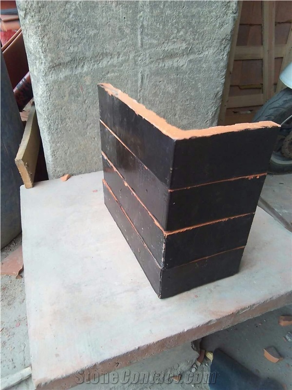 Glazed Terracotta Wall Bricks ,Corner Wall Tiles