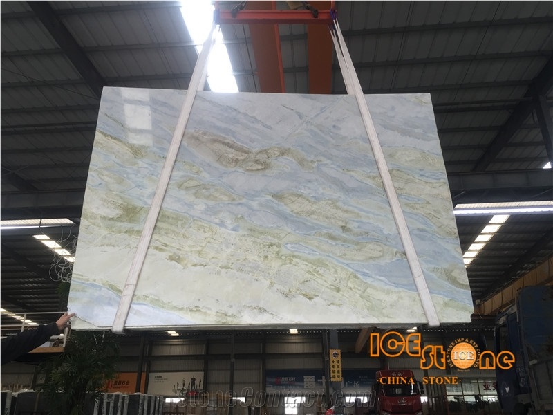 A Grade Blue Natural Stone from China/Changbai White Jade Slabs
