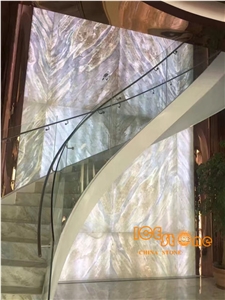 A Grade Blue Natural Stone from China/Changbai White Jade Slabs
