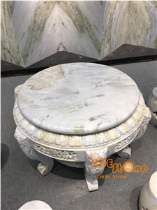 A Grade Blue Natural Stone from China/Changbai White Jade Slabs