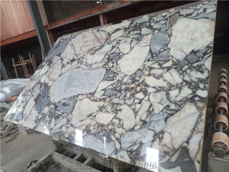 China Ocean Galaxy Blue Silver Marble Slabs Tiles