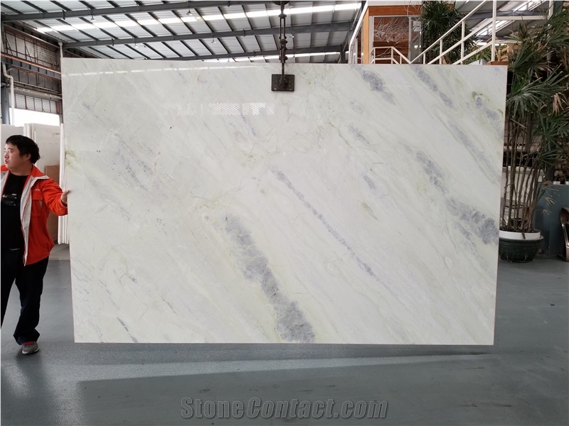 China White Marble Light Jade Lotus Onyx Polished Slabs&Tiles