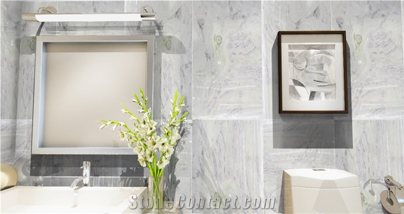 China White Marble Light Jade Lotus Onyx Polished Slabs&Tiles