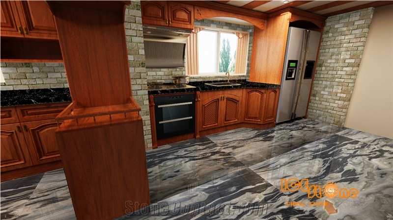 Chinese Grey Natural Stone for Wall&Floor Covering Slabs and Tiles