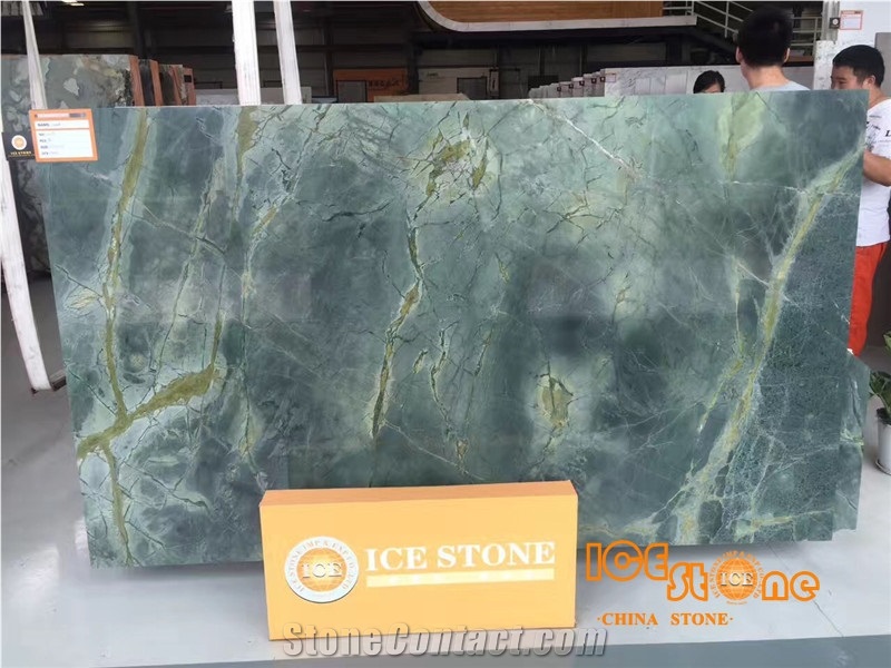 Verde Edinburgh Green Marble/Slabs&Tiles/Bookmatch Polished Surface