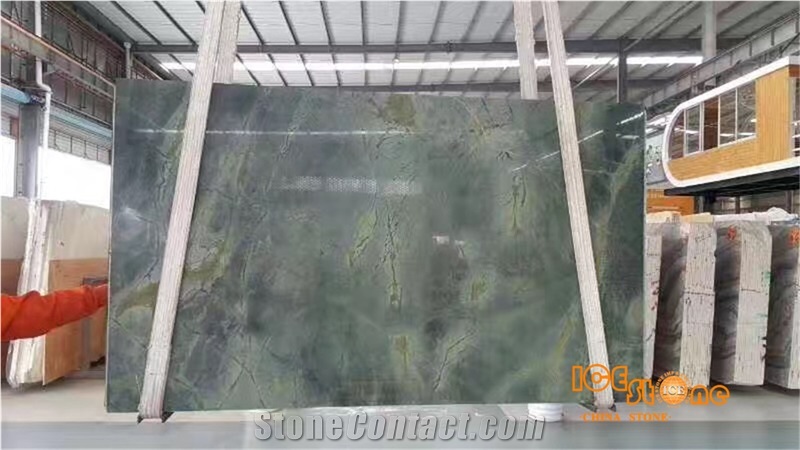 Verde Edinburgh Green Marble/Slabs&Tiles/Bookmatch Polished Surface