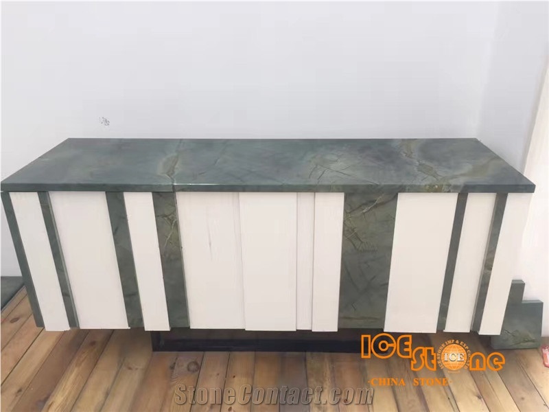 Verde Edinburgh Green Marble/Slabs&Tiles/Bookmatch Polished Surface