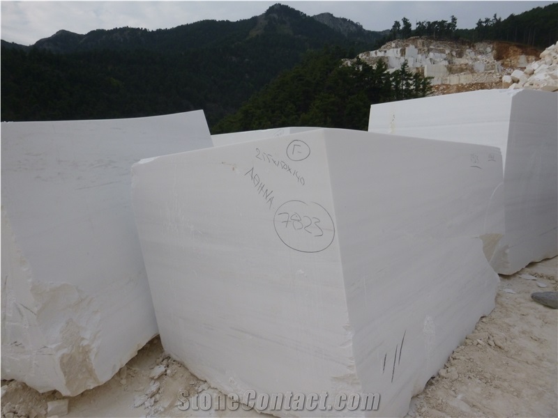 Thassos Pure White, Thassos White Marble Block