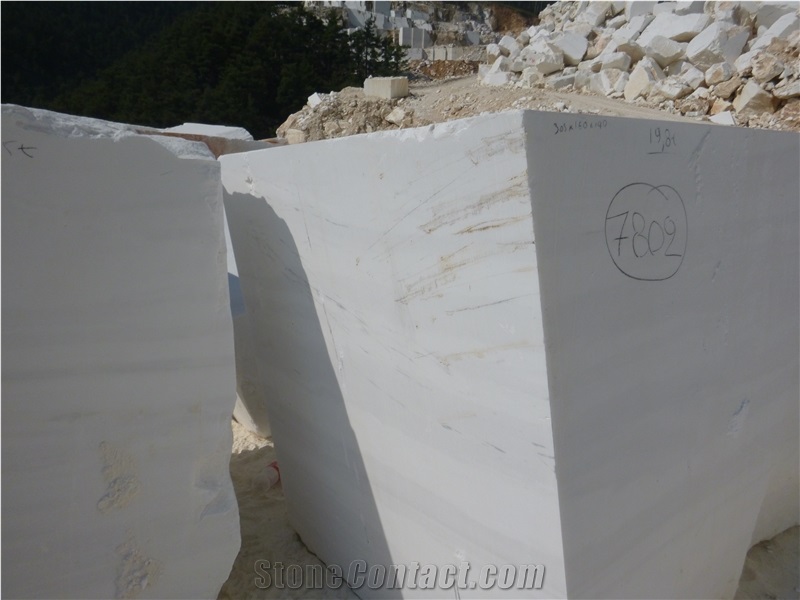 Thassos Pure White, Thassos White Marble Block