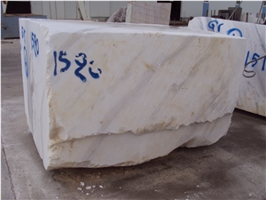 Volakas Marble Block, Greece White Marble Volakas Marble Block, Greece White Marble