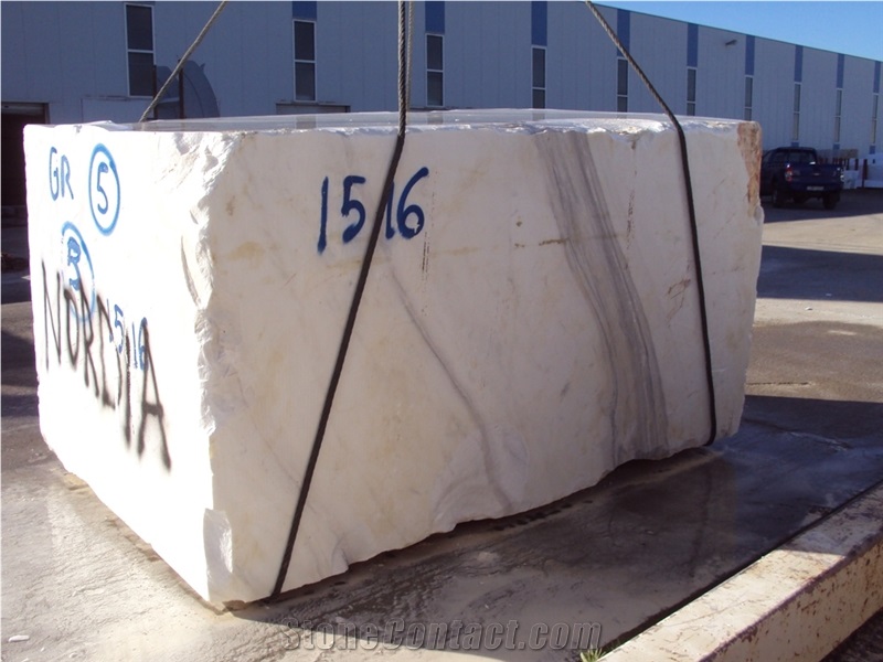 Volakas Marble Block, Greece White Marble