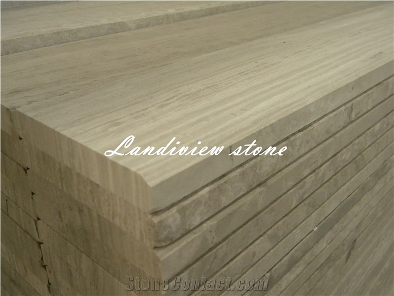Driftwood Saddle, Wooden White Marble Threshold, Haisa Light Saddle